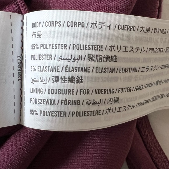 NWT Abercrombie Burgundy One-Shoulder Bodysuit - Picture 10 of 13